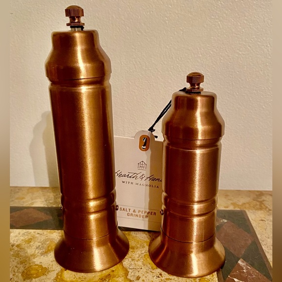 Hearth & Hand Other - Hearth & Hand Copper-Tone Salt and Pepper Grinders